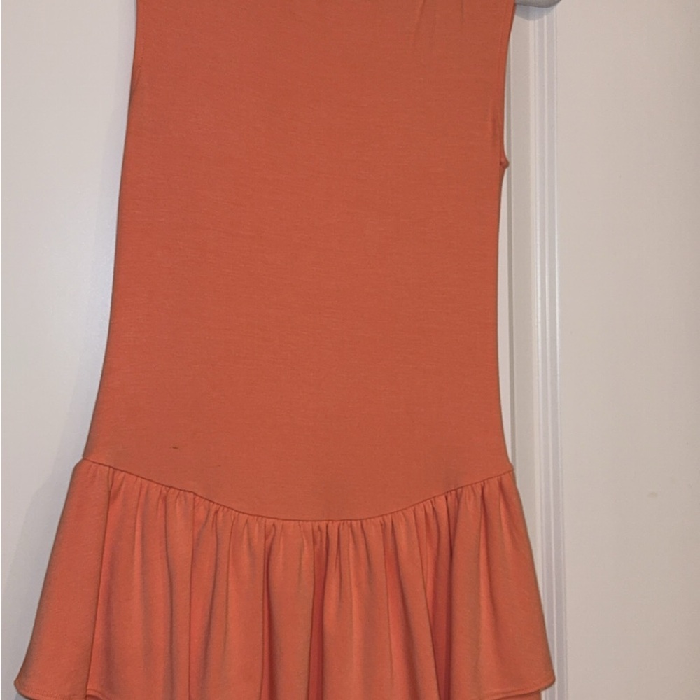 Aritzia Orange Mini Dress